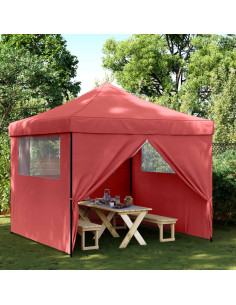 Tenda Party Borgogna 292 x 292 x 315 cm Tessuto Oxford