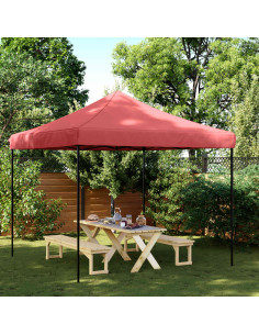 Tenda Party Borgogna 292 x 292 x 315 cm Tessuto Oxford