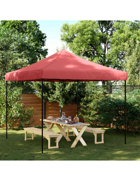 Tenda Party Borgogna 292 x 292 x 315 cm Tessuto Oxford
