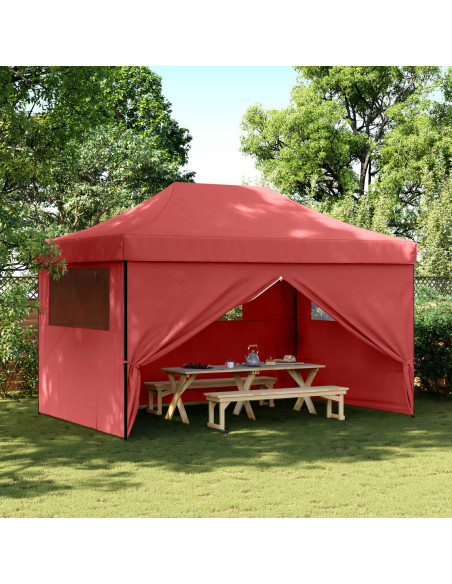 Tenda Party Borgogna 292 x 440 x 315 cm Tessuto Oxford