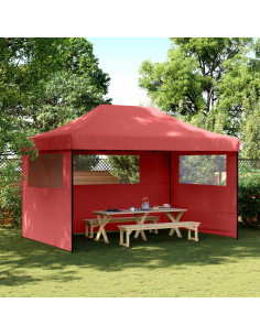 Tenda Party Borgogna 292 x 440 x 315 cm Tessuto Oxford