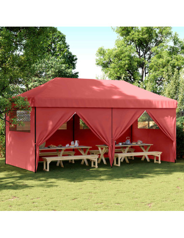 Tenda Party Borgogna 292 x 580 x 315 cm Tessuto Oxford