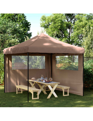Tenda Party Marrone 292 x 292 x 315 cm Tessuto Oxford