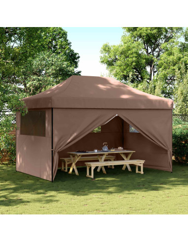 Tenda Party Marrone 292 x 440 x 315 cm Tessuto Oxford