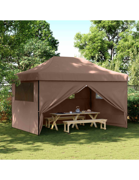 Tenda Party Marrone 292 x 440 x 315 cm Tessuto Oxford