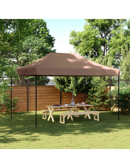 Tenda Party Marrone 292 x 440 x 315 cm Tessuto Oxford