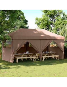 Tenda Party Marrone 292 x 580 x 315 cm Tessuto Oxford