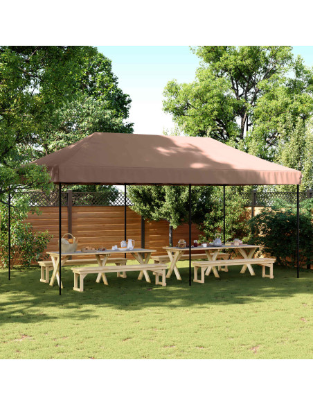 Tenda Party Marrone 292 x 580 x 315 cm Tessuto Oxford