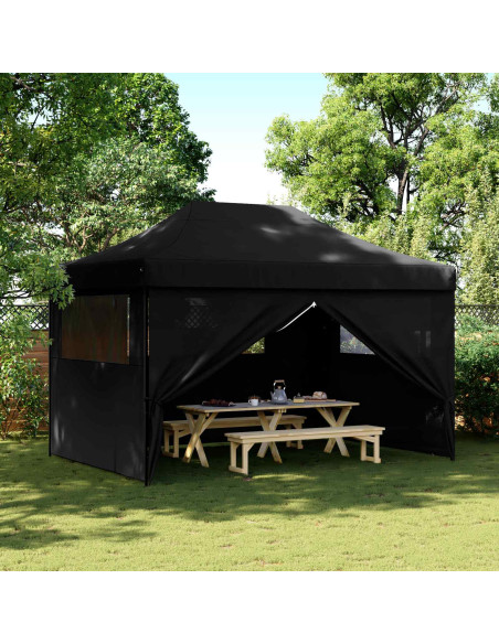 Tenda Party Nero 279 x 410 x 315 cm Tessuto Oxford