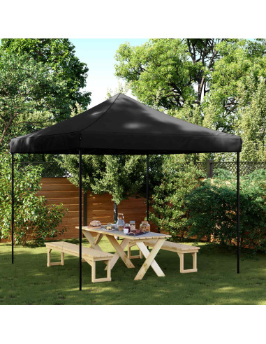 Tenda Party Nero 292 x 292 x 315 cm Tessuto Oxford