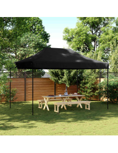 Tenda Party Nero 292 x 440 x 315 cm Tessuto Oxford