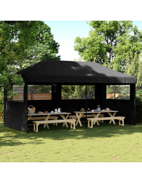 Tenda Party Nero 292 x 580 x 315 cm Tessuto Oxford