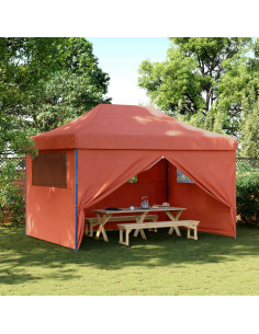 Tenda Party Terracotta 279 x 410 x 315 cm Tessuto Oxford