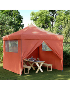 Tenda Party Terracotta 292 x 292 x 315 cm Tessuto Oxford