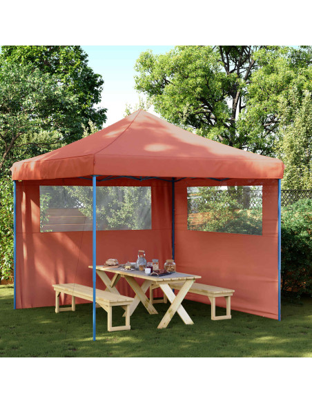 Tenda Party Terracotta 292 x 292 x 315 cm Tessuto Oxford