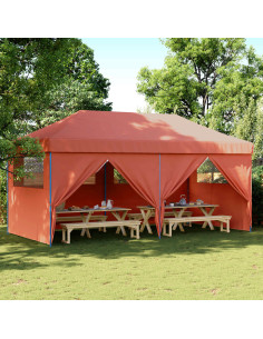 Tenda Party Terracotta 292 x 580 x 315 cm Tessuto Oxford