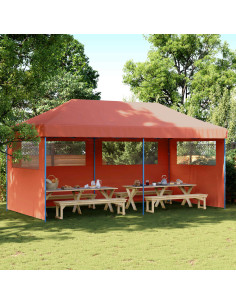 Tenda Party Terracotta 292 x 580 x 315 cm Tessuto Oxford