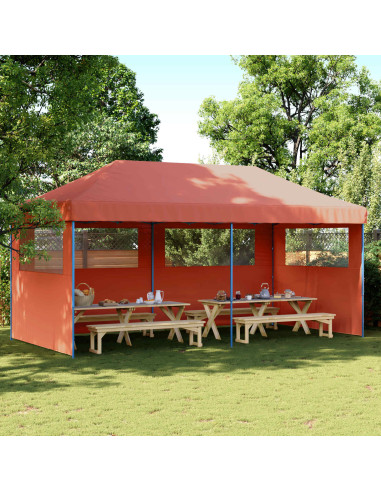 Tenda Party Terracotta 292 x 580 x 315 cm Tessuto Oxford