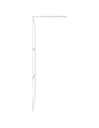 Parete per Doccia Walk-in in Vetro Smerigliato ESG 140x195 cm