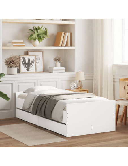 Giroletto con Cassetti Bianco 100x200 cm