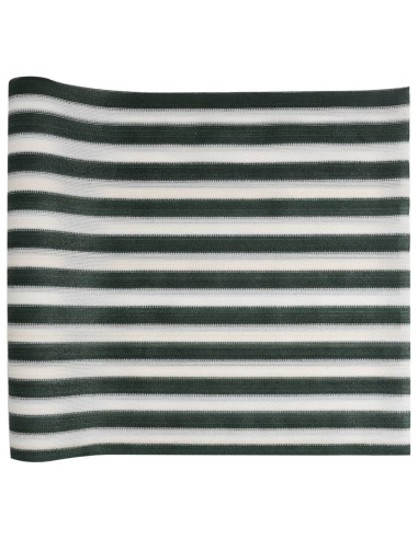 Rete per Privacy Verde e Bianco 1x10 m in HDPE 195 g/m²