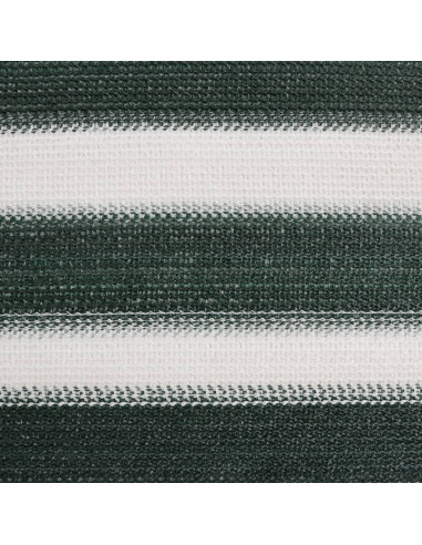 Rete per Privacy Verde e Bianco 1x10 m in HDPE 195 g/m²