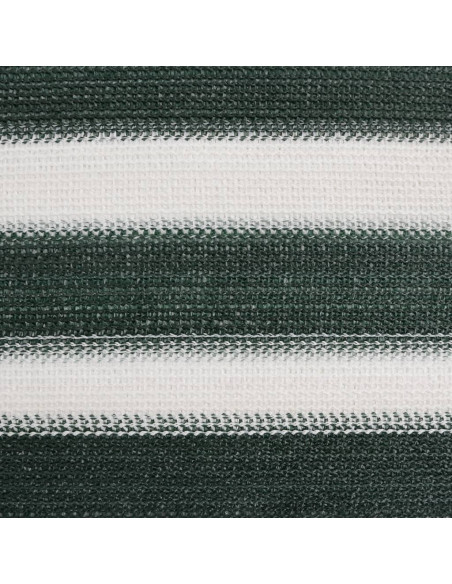 Rete per Privacy Verde e Bianco 1x10 m in HDPE 195 g/m²