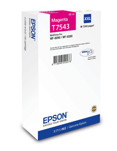 Epson C13T75434N cartuccia d'inchiostro 1 pz Originale Resa extra elevata (super) Magenta
