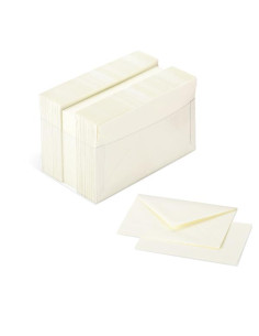 CF100 BUSTE+CARTONCINI AVORIO 9X14 2