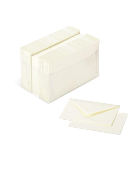 CF100 BUSTE+CARTONCINI AVORIO 9X14