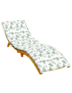 Cuscino per Lettino con Motivo a Foglie in Tessuto Oxford 2