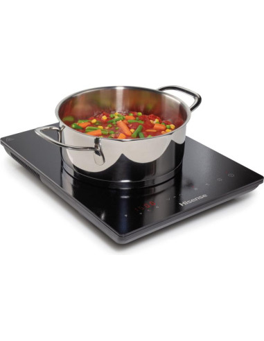 Hisense HIC2000Y piano cottura Nero Superficie piana 28 cm Piano cottura a induzione 1 Fornello(i)