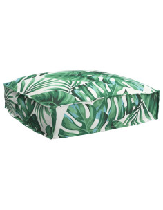 Cuscino Foglia Motivo Foglia 50 x 50 x 12 cm Tessuto Oxford