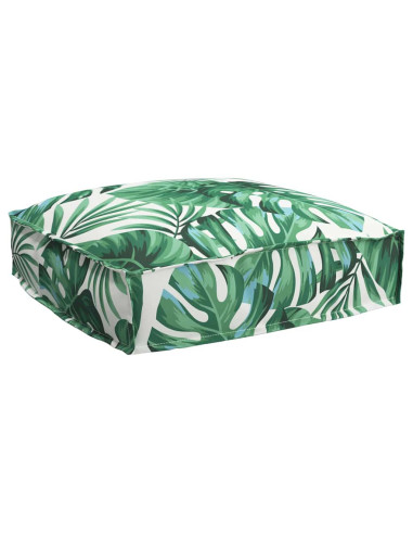 Cuscino Foglia Motivo Foglia 50 x 50 x 12 cm Tessuto Oxford