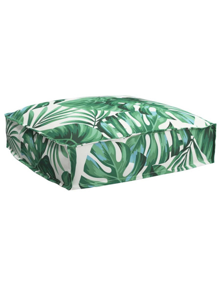 Cuscino Foglia Motivo Foglia 50 x 50 x 12 cm Tessuto Oxford