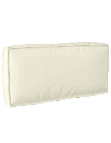 Cuscino Crema 80 x 40 x 12 cm Tessuto Oxford