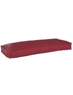 Cuscino Rosso Vino 100 x 40 x 8 cm Tessuto Oxford
