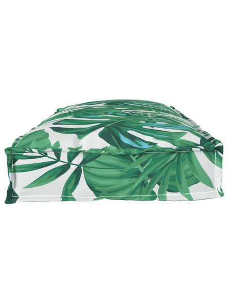 Cuscino Foglia Motivo Foglia 100 x 40 x 8 cm Tessuto Oxford