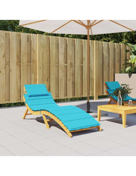 Cuscino per Lettino Turchese in Tessuto Oxford