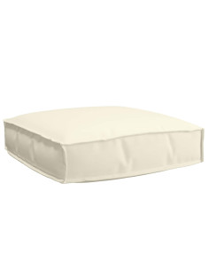 Cuscino Crema 60 x 60 x 12 cm Tessuto Oxford