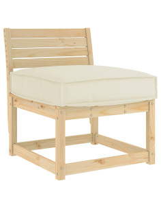 Cuscino Crema 60 x 60 x 12 cm Tessuto Oxford 2