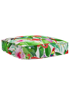 Cuscino Floreale Multicolore 60 x 60 x 12 cm Tessuto Oxford