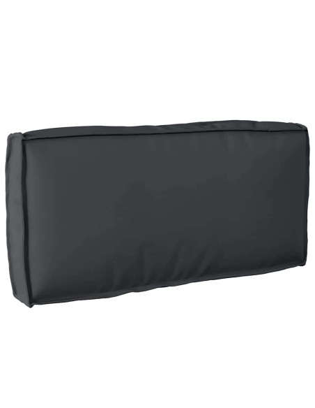Cuscino Nero 80 x 40 x 12 cm Tessuto Oxford