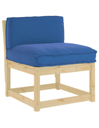 Cuscino Blu Reale 80 x 40 x 12 cm Tessuto Oxford