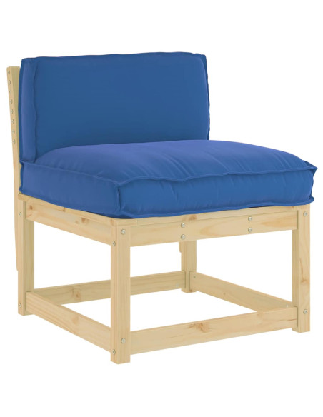 Cuscino Blu Reale 80 x 40 x 12 cm Tessuto Oxford