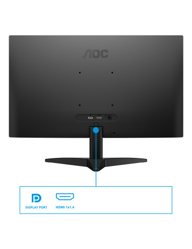 AOC B3 24B36X Monitor PC 60,5 cm (23.8") 1920 x 1080 Pixel Full HD LED Nero