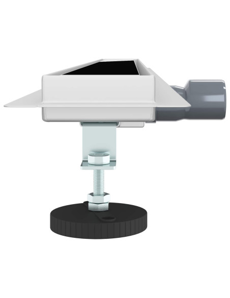 Drenaggio doccia con copertura in vetro Nero 100 cm