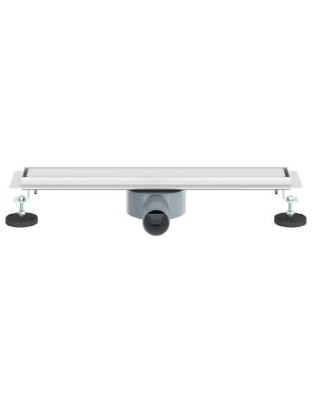 Scarico doccia 2-in-1 con sifone a 360° Argento