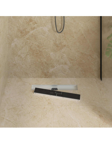 Scarico doccia con copertura in vetro e sifone a 360° 50 cm