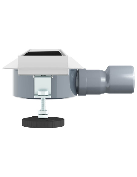 Scarico doccia con copertura in vetro e sifone a 360° 50 cm